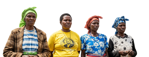 Four African Women Standing