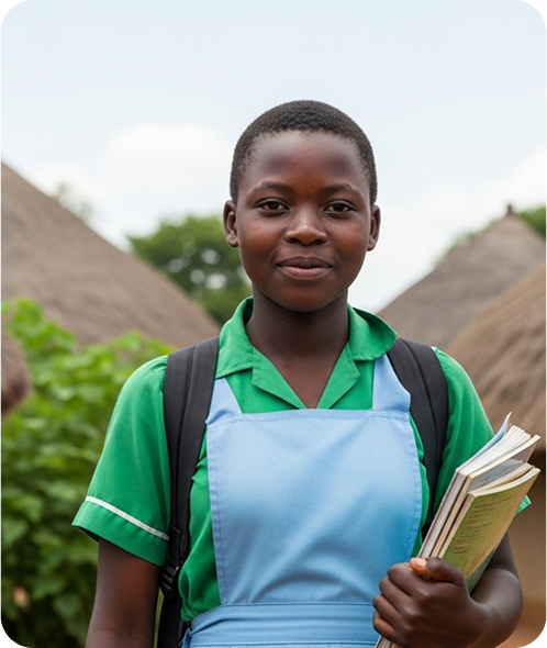secondary school female pupil