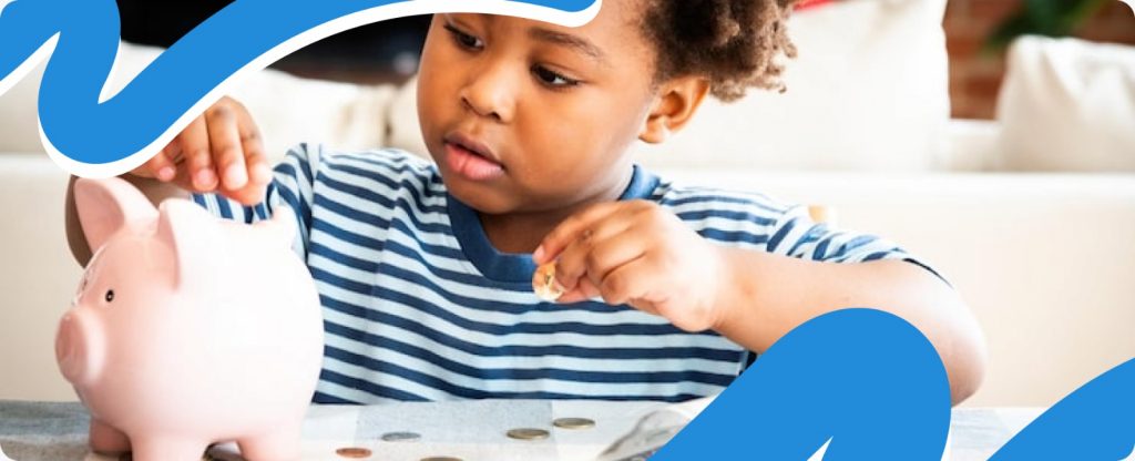 A little girl smiling while playing with an educational toy, demonstrating how UNICEF calls for a massive investment in early childhood focus on learning through play.